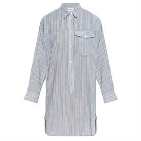 Isabel Marant Etoile Loriane Skjortekjole, Blue Stripe 